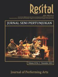 Image of Resital: Jurnal Seni Pertunjukan