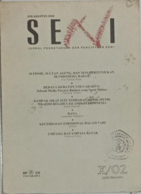 Image of Seni : Jurnal pengetahuan dan penciptaan seni