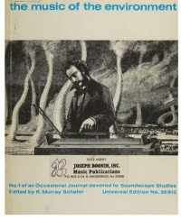 Image of The Music of The Environment Universal Edition
