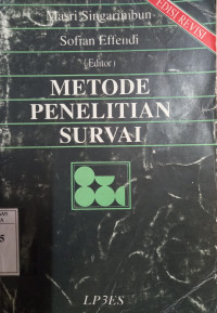 Image of Metode penelitian survai