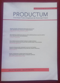 Productum: Jurnal Desain Produk